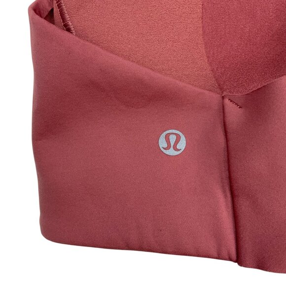 Lululemon Airsupport Bra 38C Brier Rose Pink Puff Padded High Support Run Sport - Picture 8 of 12